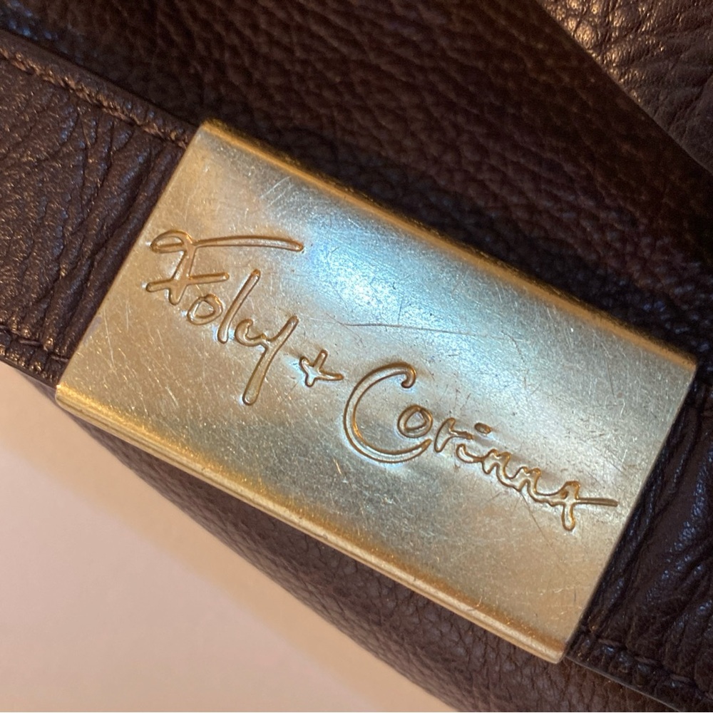 Foley + Corinna Mid City Tote Dark Brown Leather Shoulder Bag - Picture 3 of 14